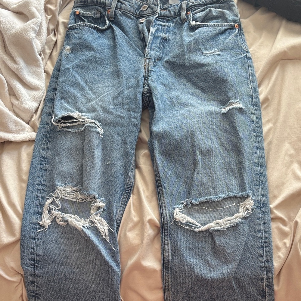 American Eagle Outfitters Blue Boyfriend Jeans